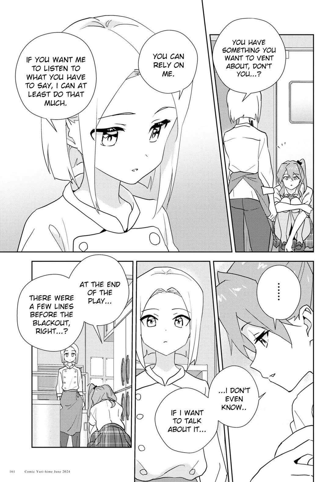 Watashi no Yuri wa Oshigoto desu! Chapter 69 page 9 - Chapter 69: In Order to Be Sisters