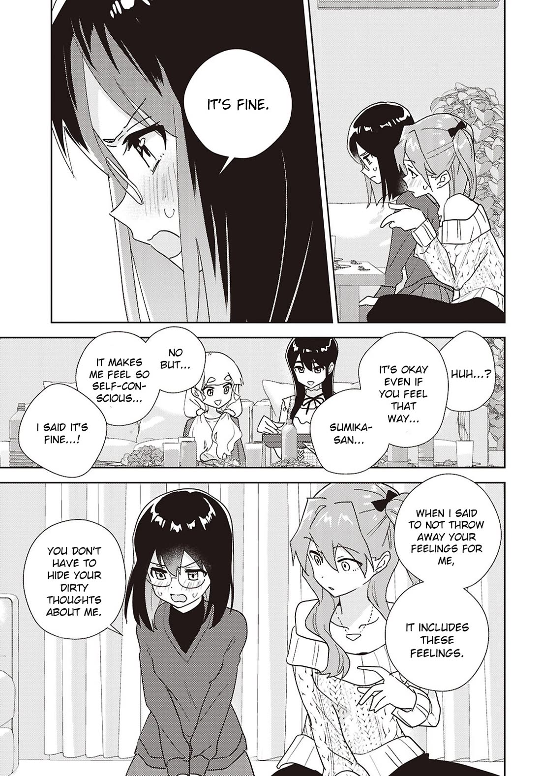 Watashi no Yuri wa Oshigoto desu! Chapter 71 page 13 - Chapter 71: Afterparty Antics