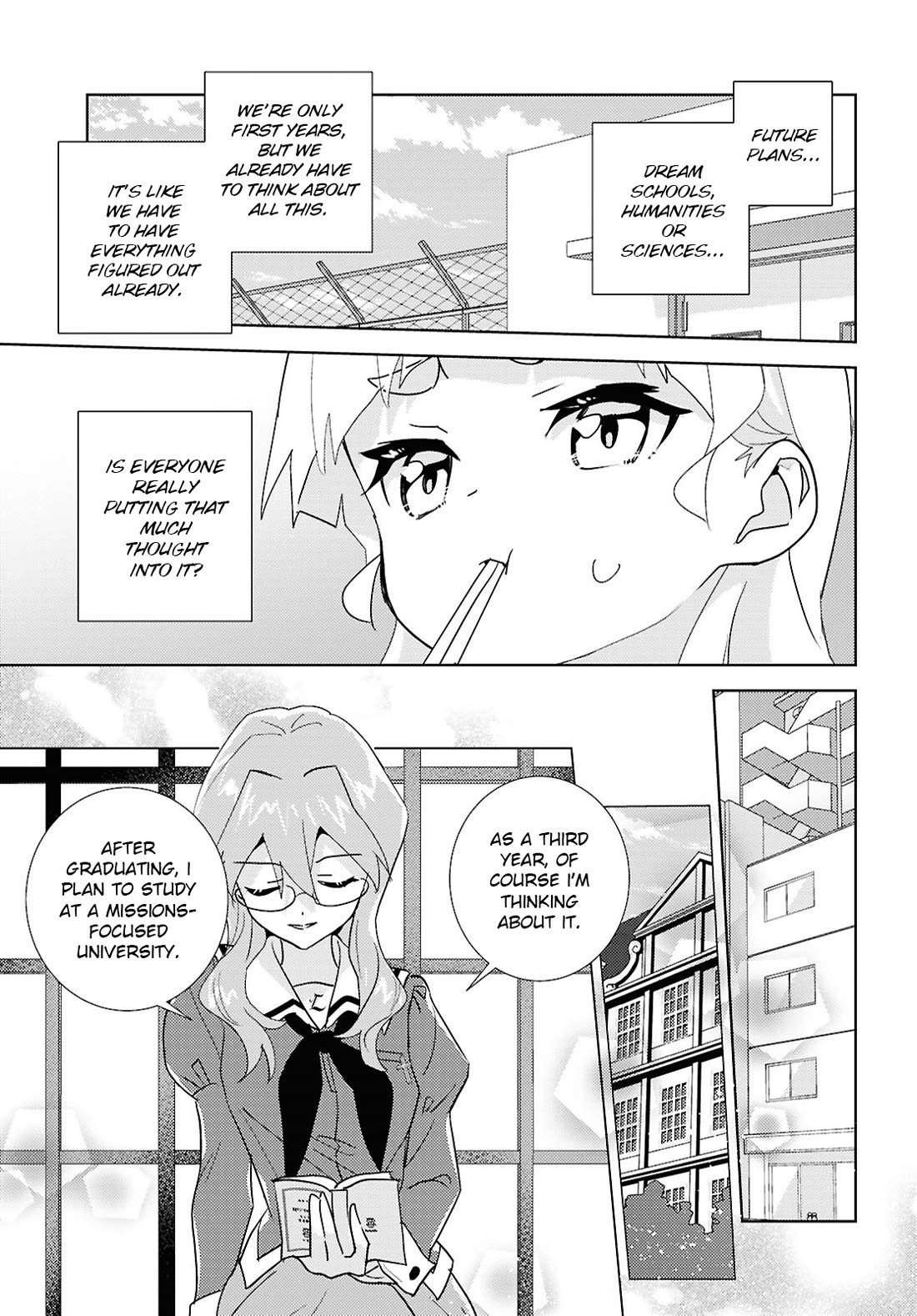 Watashi no Yuri wa Oshigoto desu! Chapter 72 page 10 - Chapter 72: My Dream