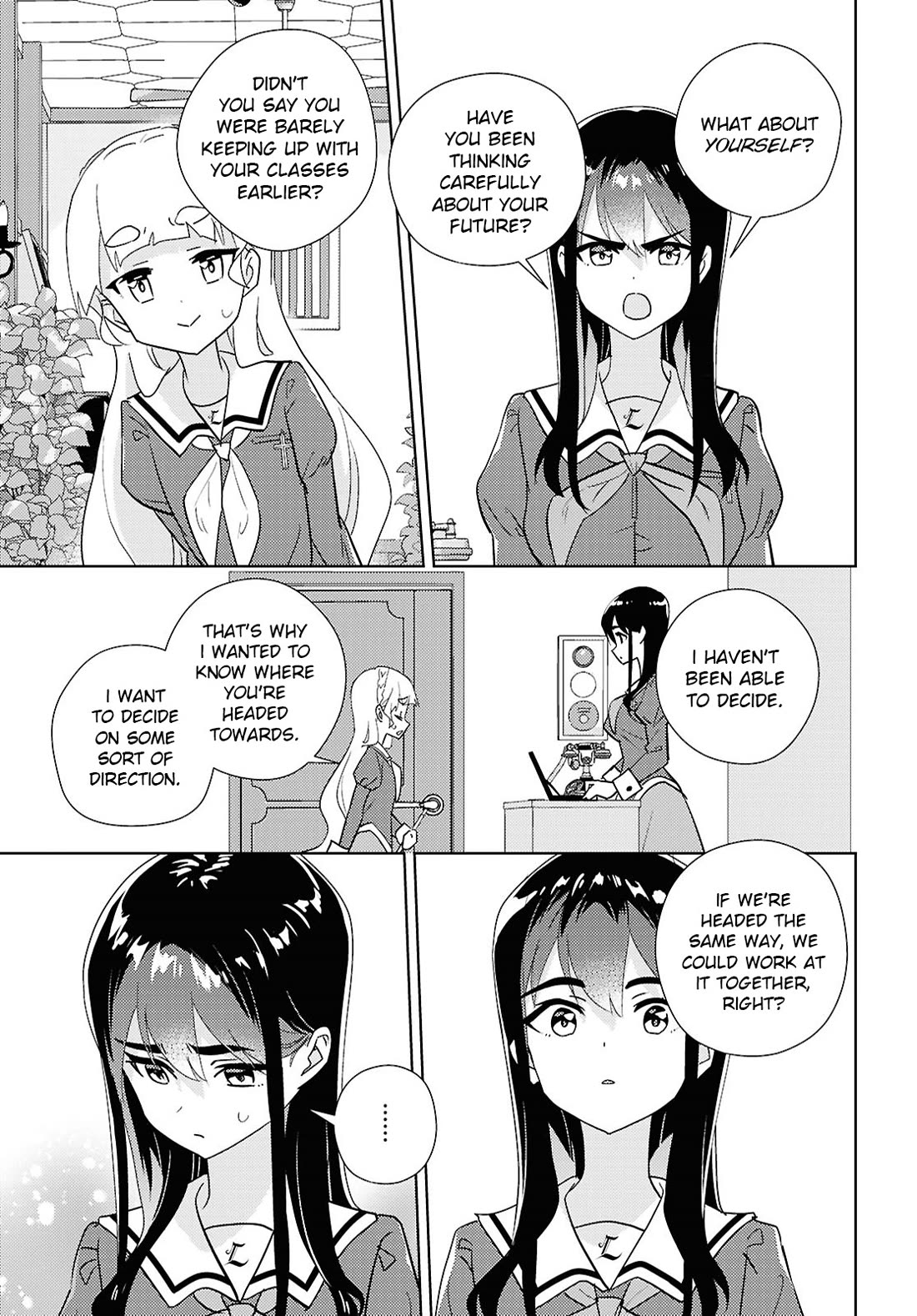 Watashi no Yuri wa Oshigoto desu! Chapter 72 page 18 - Chapter 72: My Dream
