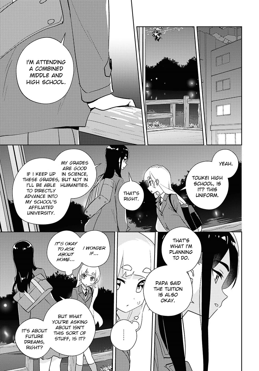 Watashi no Yuri wa Oshigoto desu! Chapter 72 page 22 - Chapter 72: My Dream