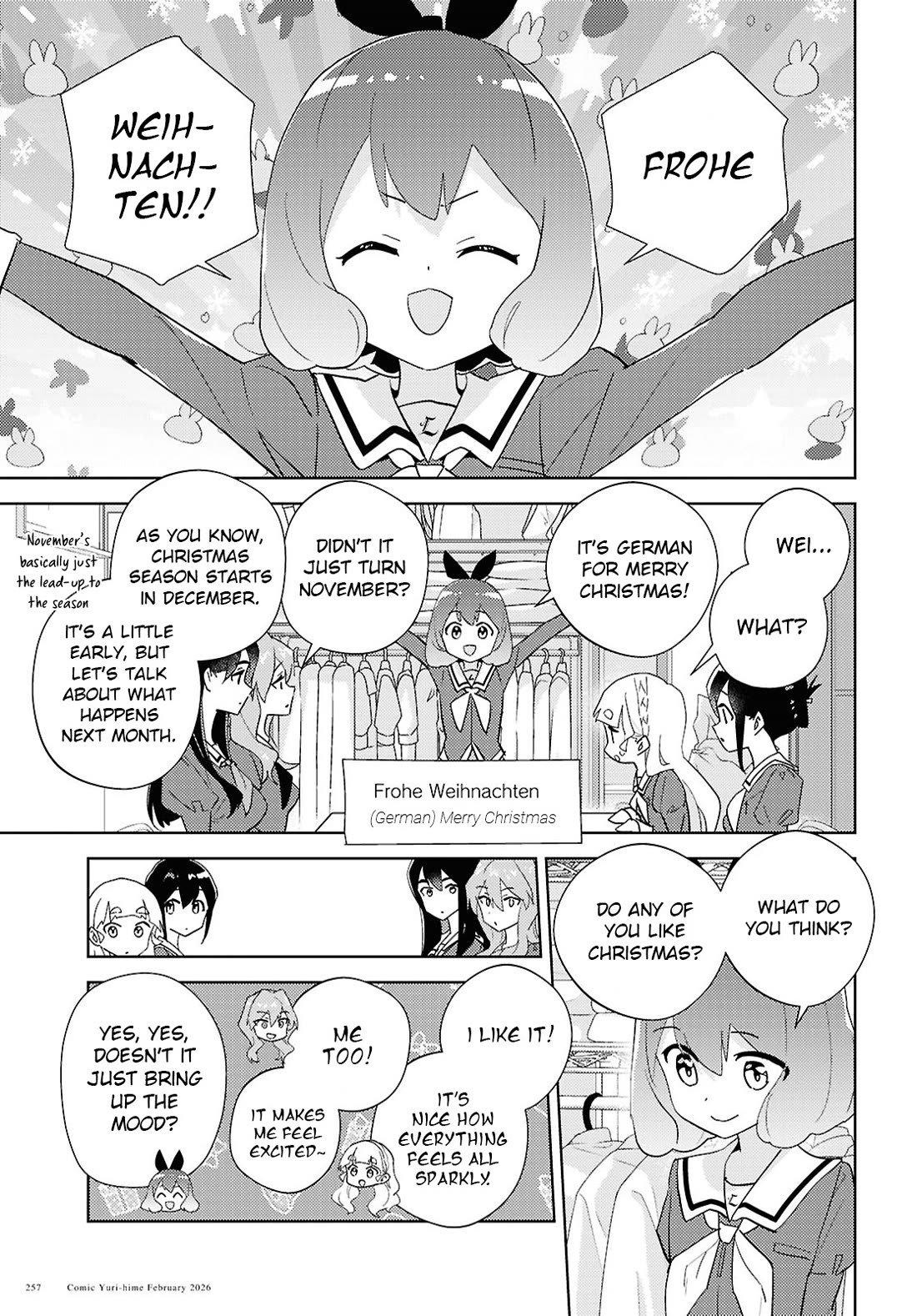 Watashi no Yuri wa Oshigoto desu! Chapter 73 page 3 - Chapter 73: Christmas Is Coming!