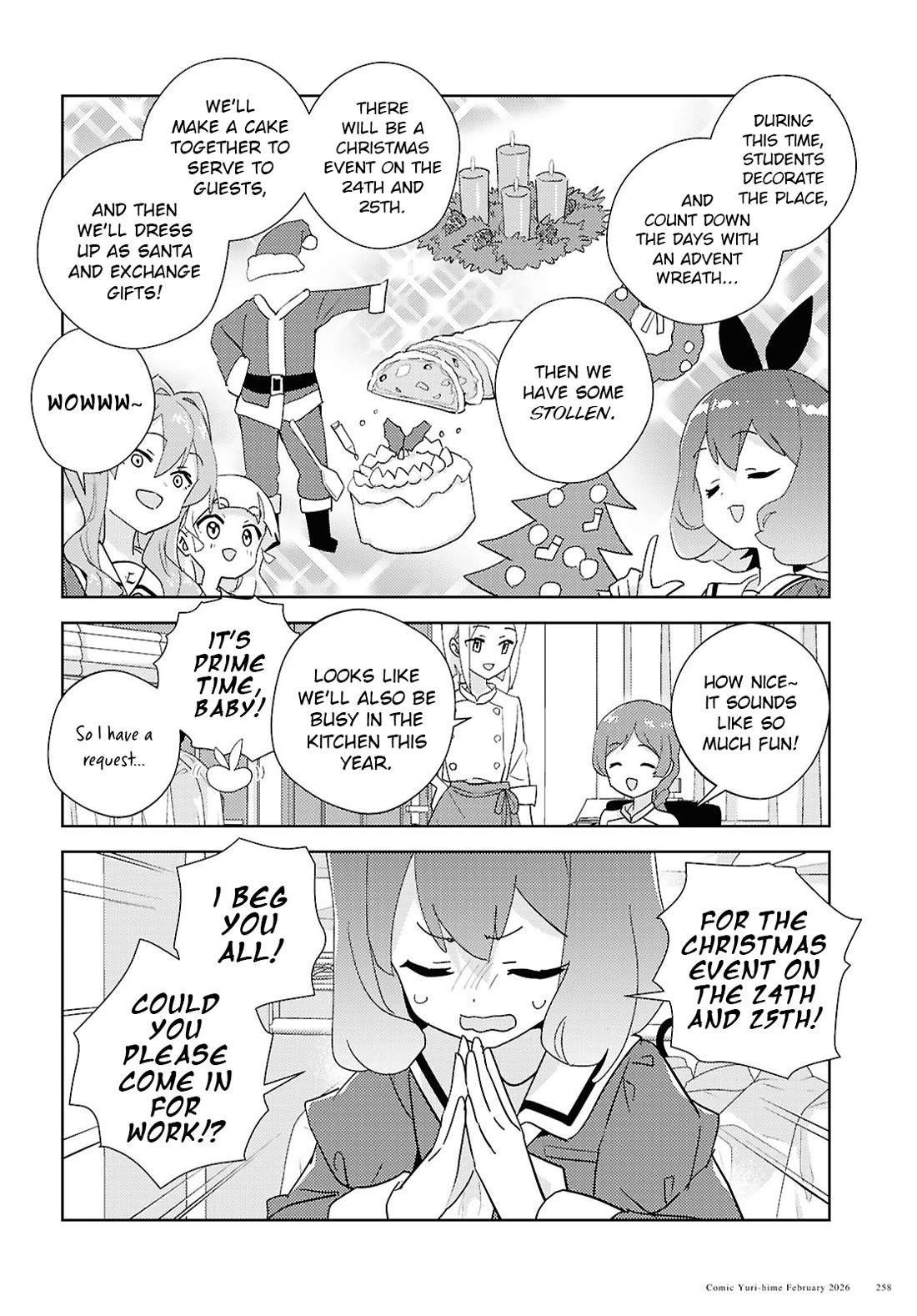 Watashi no Yuri wa Oshigoto desu! Chapter 73 page 4 - Chapter 73: Christmas Is Coming!
