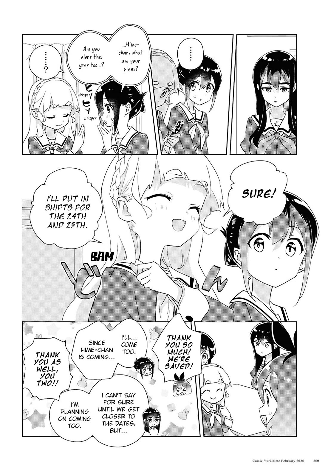 Watashi no Yuri wa Oshigoto desu! Chapter 73 page 6 - Chapter 73: Christmas Is Coming!