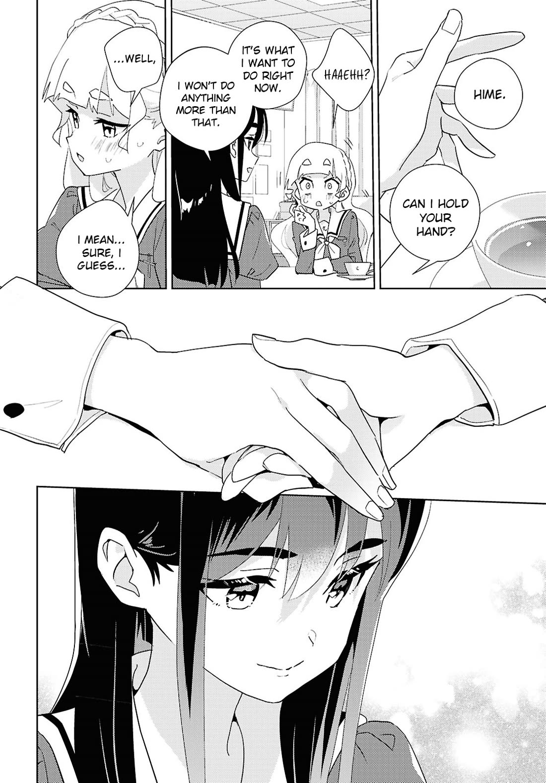 Watashi no Yuri wa Oshigoto desu! Chapter 74 page 28 - Chapter 74: Are You Skilled At Love?