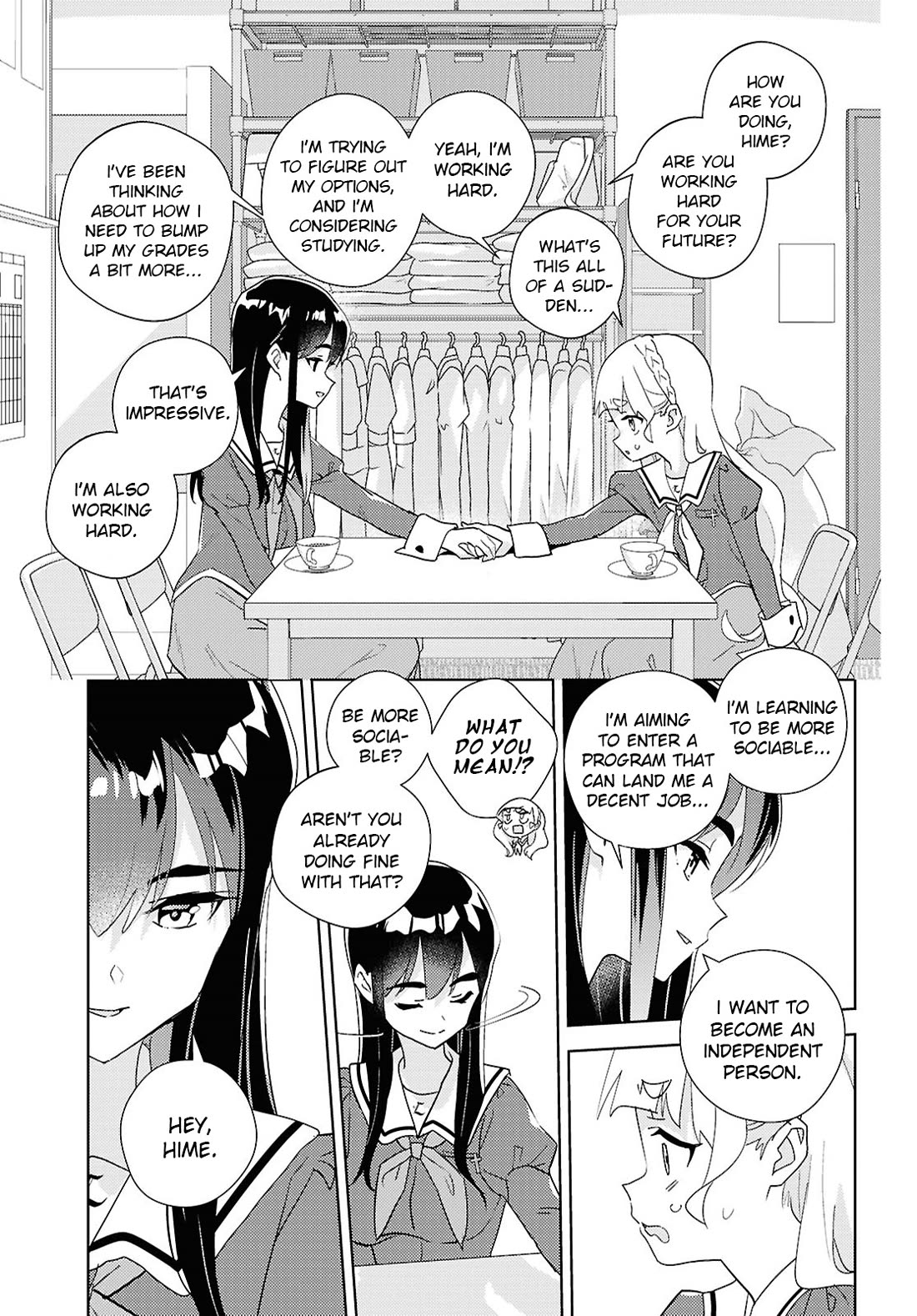 Watashi no Yuri wa Oshigoto desu! Chapter 74 page 29 - Chapter 74: Are You Skilled At Love?