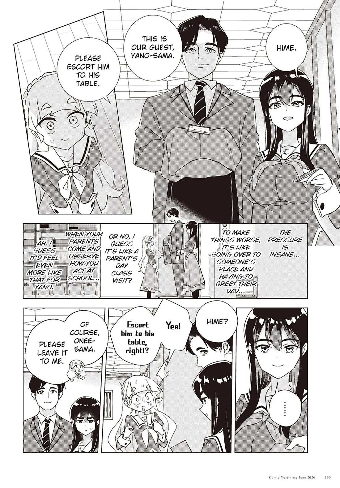 Watashi no Yuri wa Oshigoto desu! Chapter 75 page 14 - Chapter 75: Onee-sama's Classroom Observation Day