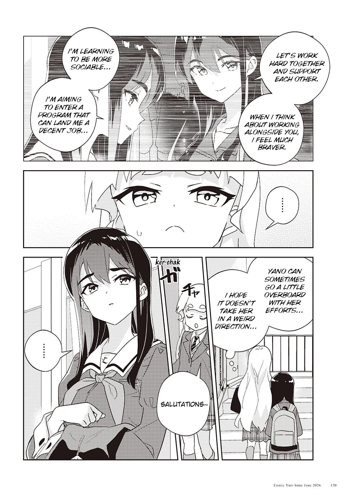 Watashi no Yuri wa Oshigoto desu! Chapter 75 page 4 - Chapter 75: Onee-sama's Classroom Observation Day
