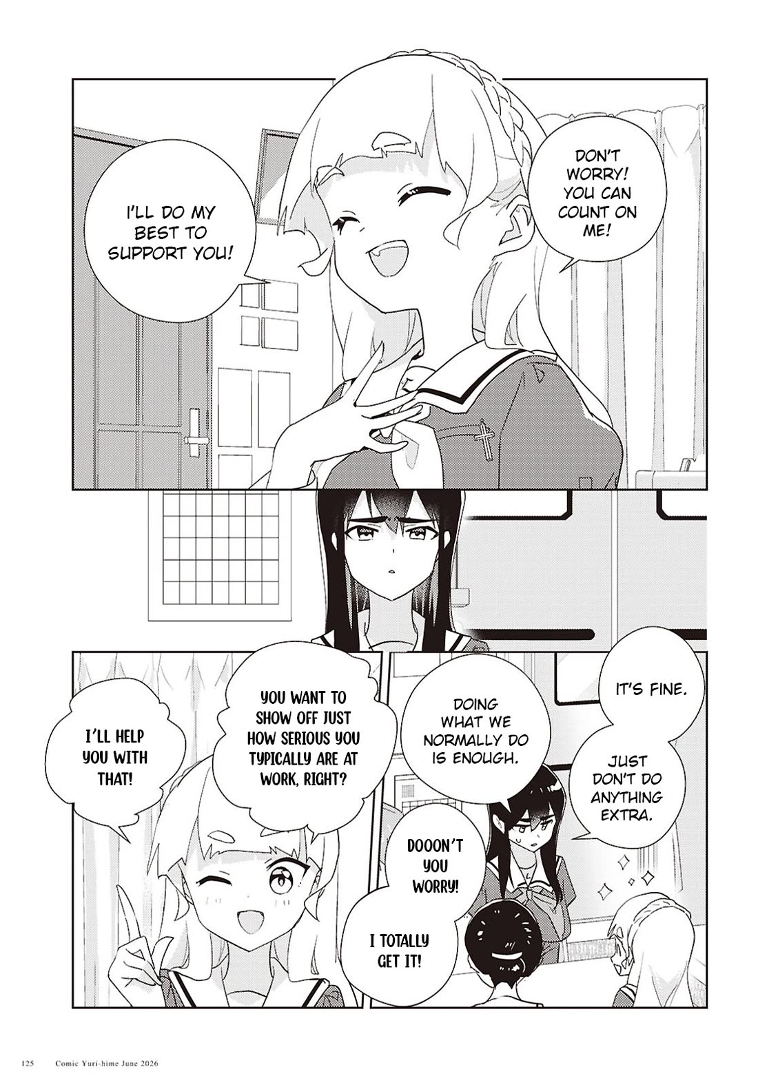 Watashi no Yuri wa Oshigoto desu! Chapter 75 page 9 - Chapter 75: Onee-sama's Classroom Observation Day