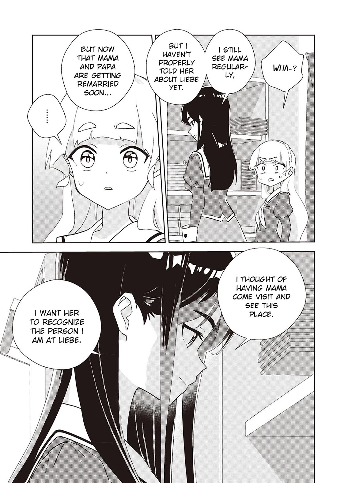 Watashi no Yuri wa Oshigoto desu! Chapter 76 page 3 - Chapter 76: Onee-sama's Family Situation