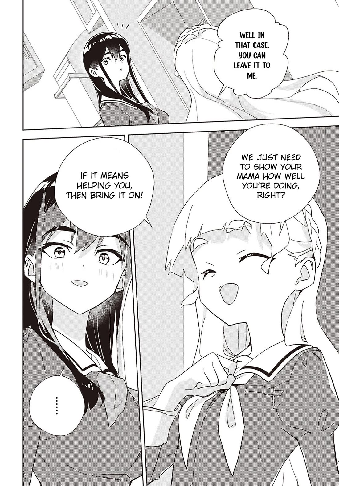 Watashi no Yuri wa Oshigoto desu! Chapter 76 page 6 - Chapter 76: Onee-sama's Family Situation