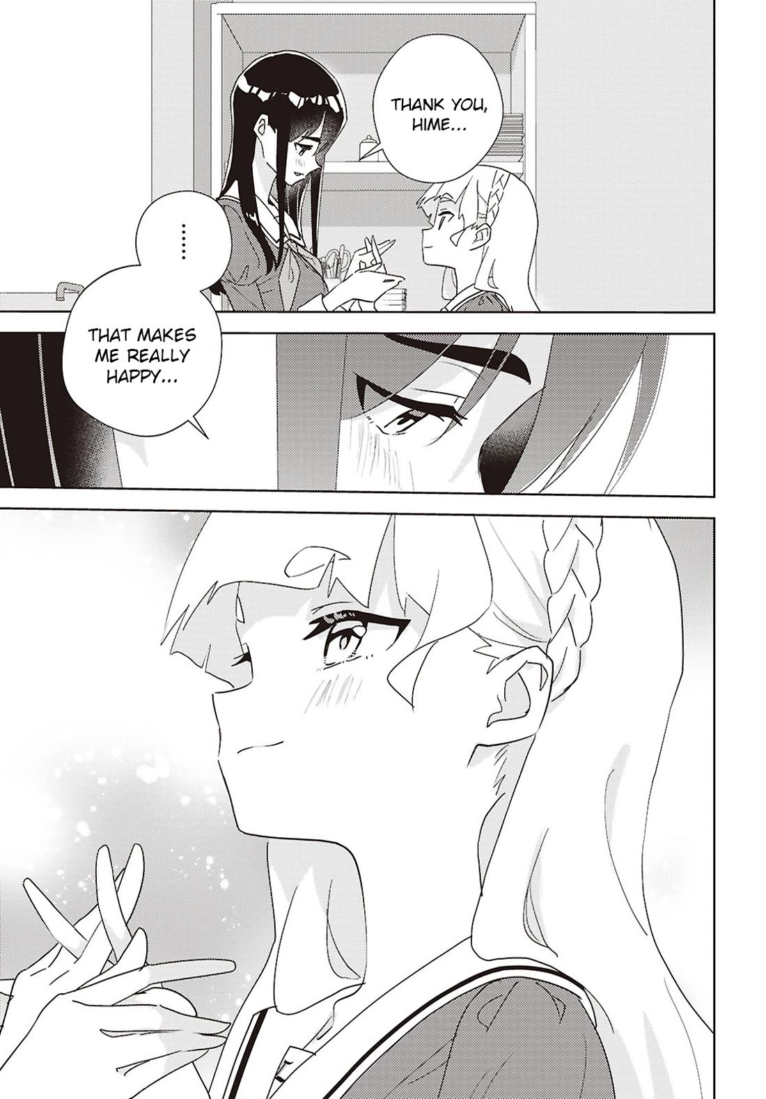 Watashi no Yuri wa Oshigoto desu! Chapter 76 page 7 - Chapter 76: Onee-sama's Family Situation