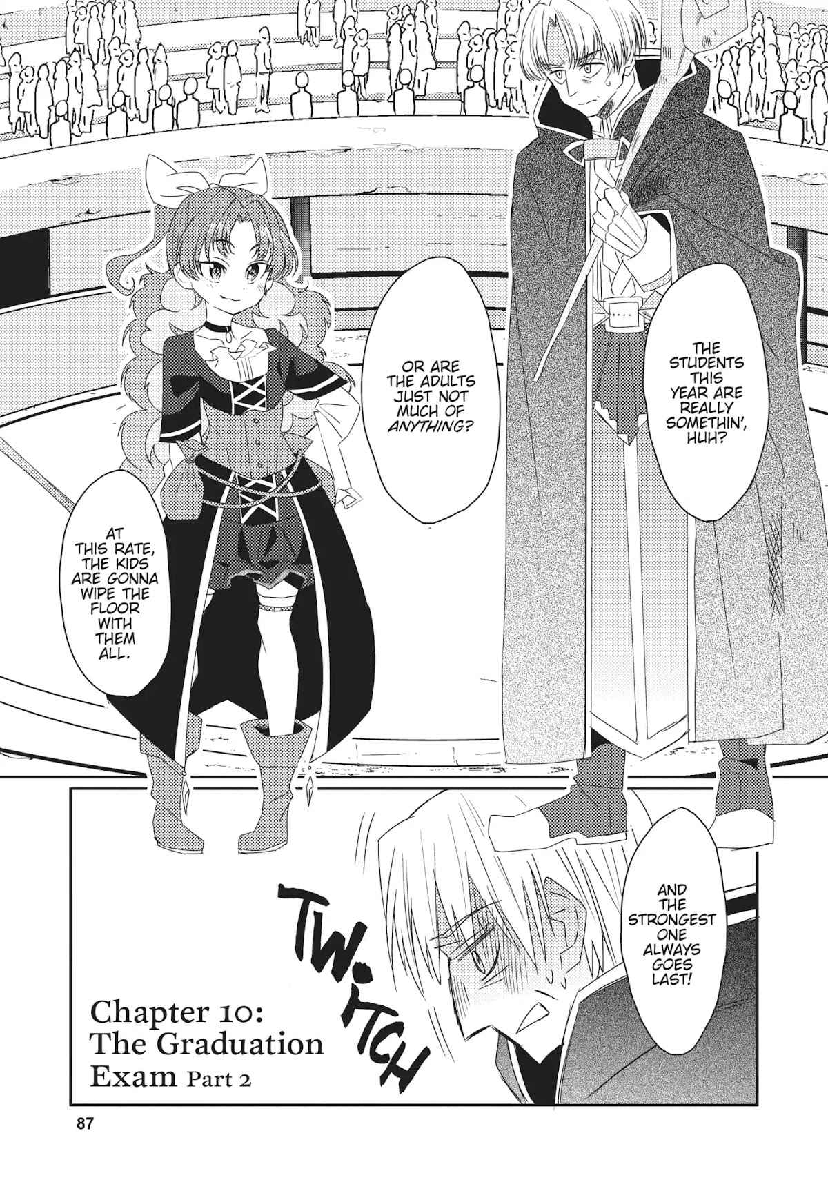Watashi, Nouryoku wa Heikinchi de tte Itta yo ne! Chapter 10 page 1 - Chapter 10: The Graduation Exam Part 2