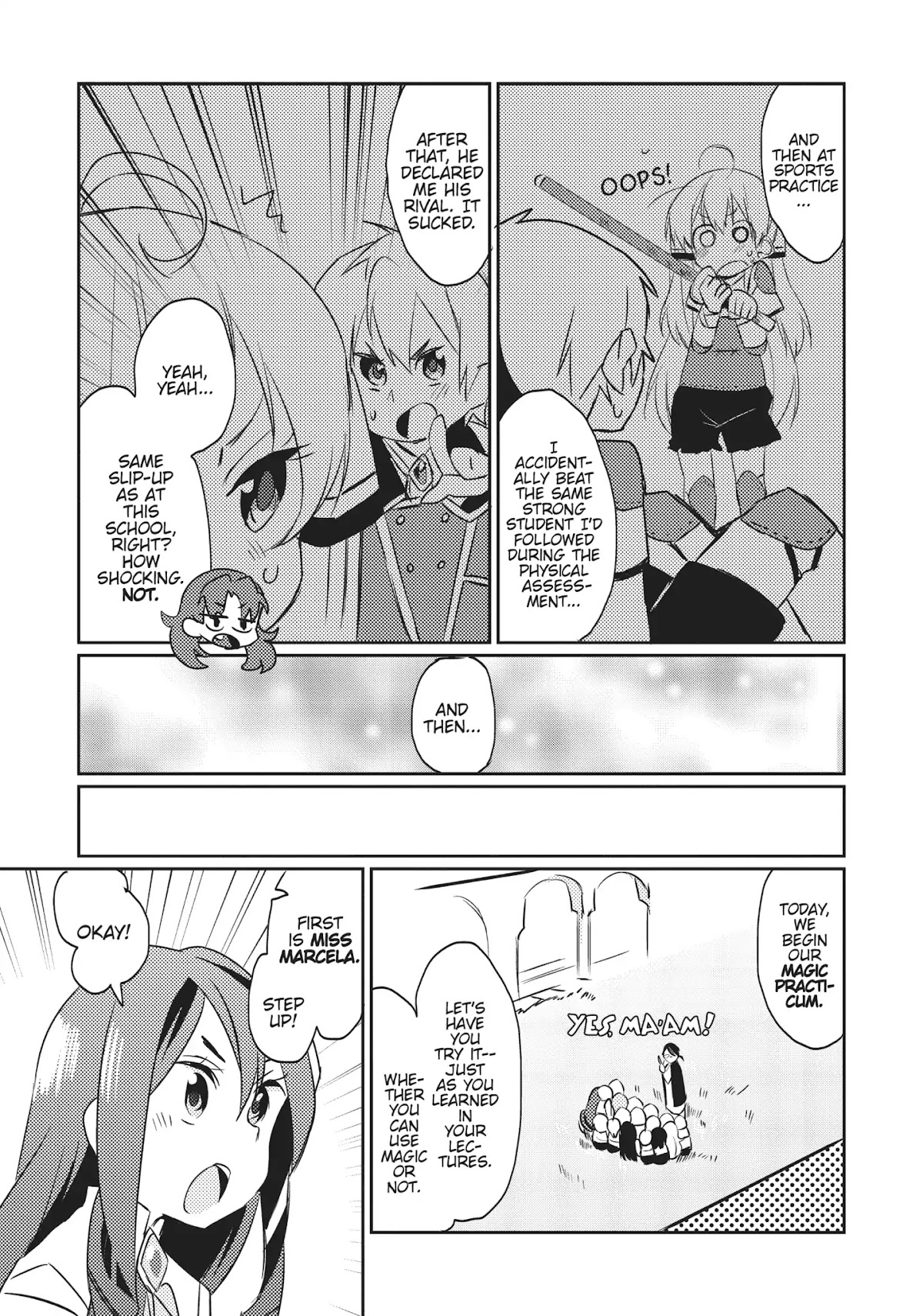Watashi, Nouryoku wa Heikinchi de tte Itta yo ne! Chapter 5 page 15 - Chapter 5: Secret Magic
