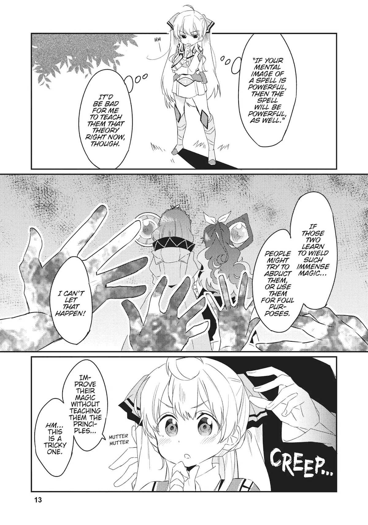 Watashi, Nouryoku wa Heikinchi de tte Itta yo ne! Chapter 7 page 14 - Chapter 7: Bedtime Stories