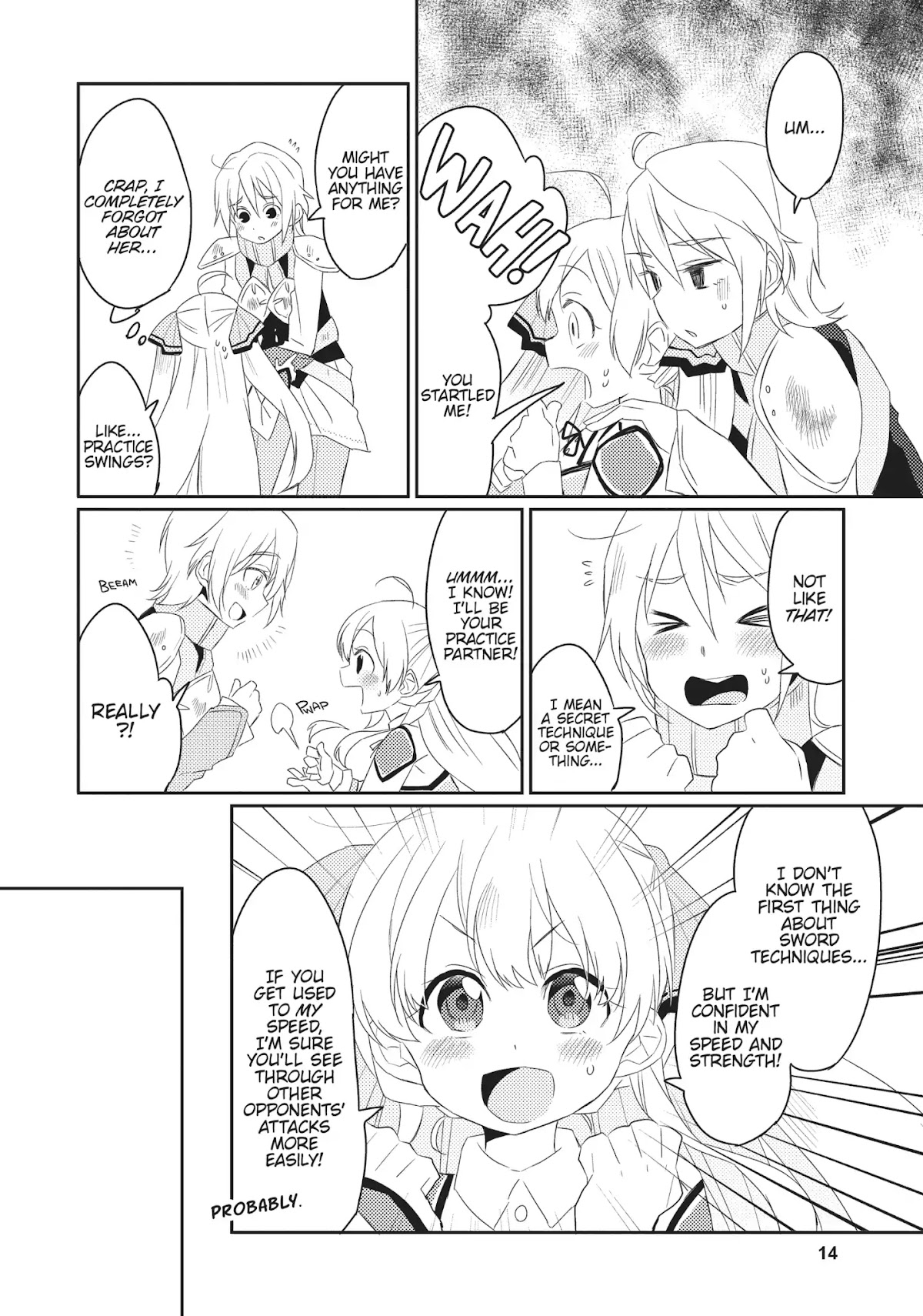 Watashi, Nouryoku wa Heikinchi de tte Itta yo ne! Chapter 7 page 15 - Chapter 7: Bedtime Stories