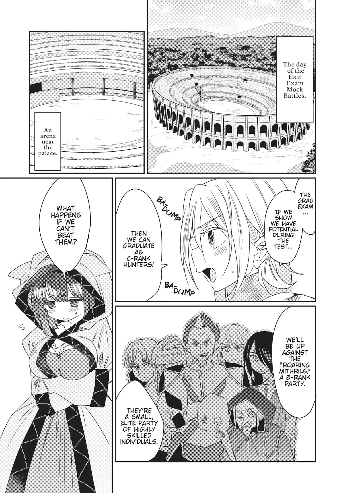 Watashi, Nouryoku wa Heikinchi de tte Itta yo ne! Chapter 9 page 7 - Chapter 9: The Graduation Exam Part 1
