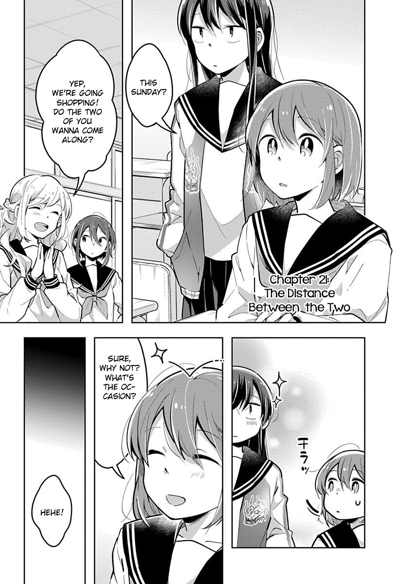 Watashi wa Kimi wo Nakasetai Chapter 21 page 1 - Chapter 21: The Distance Between the Two