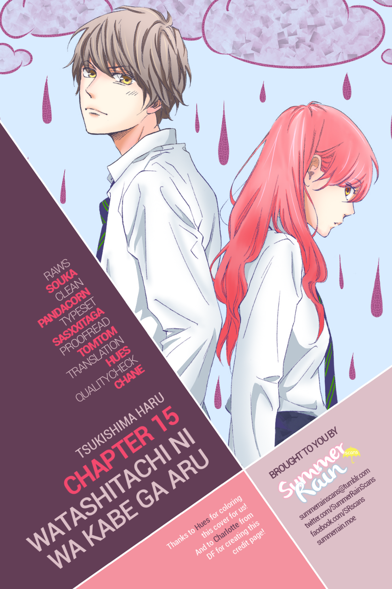 Watashitachi ni wa Kabe ga Aru. Chapter 15 page 40 - Chapter 15 : The Form of the Real Thing
