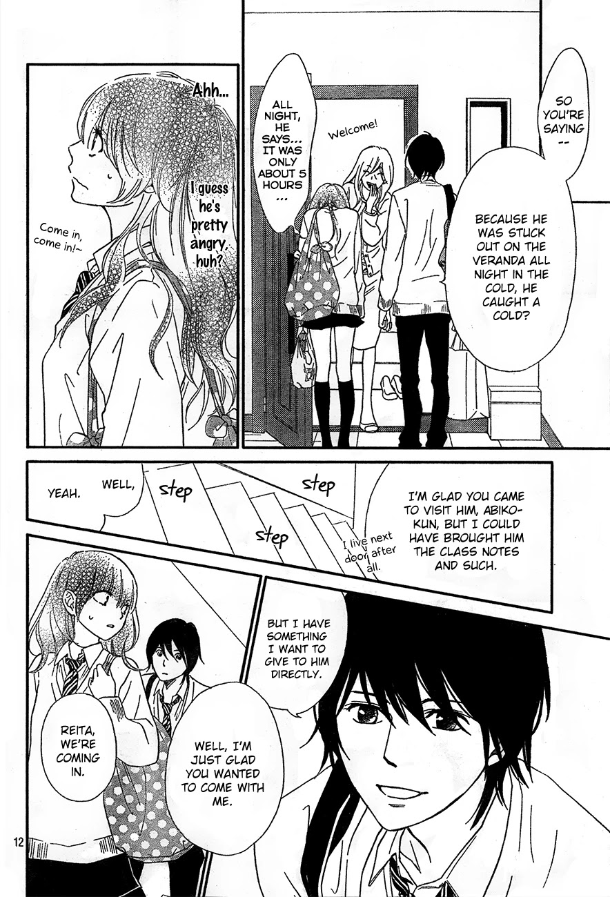 Watashitachi ni wa Kabe ga Aru. Chapter 3 page 13 - Chapter 3: Let's Kiss