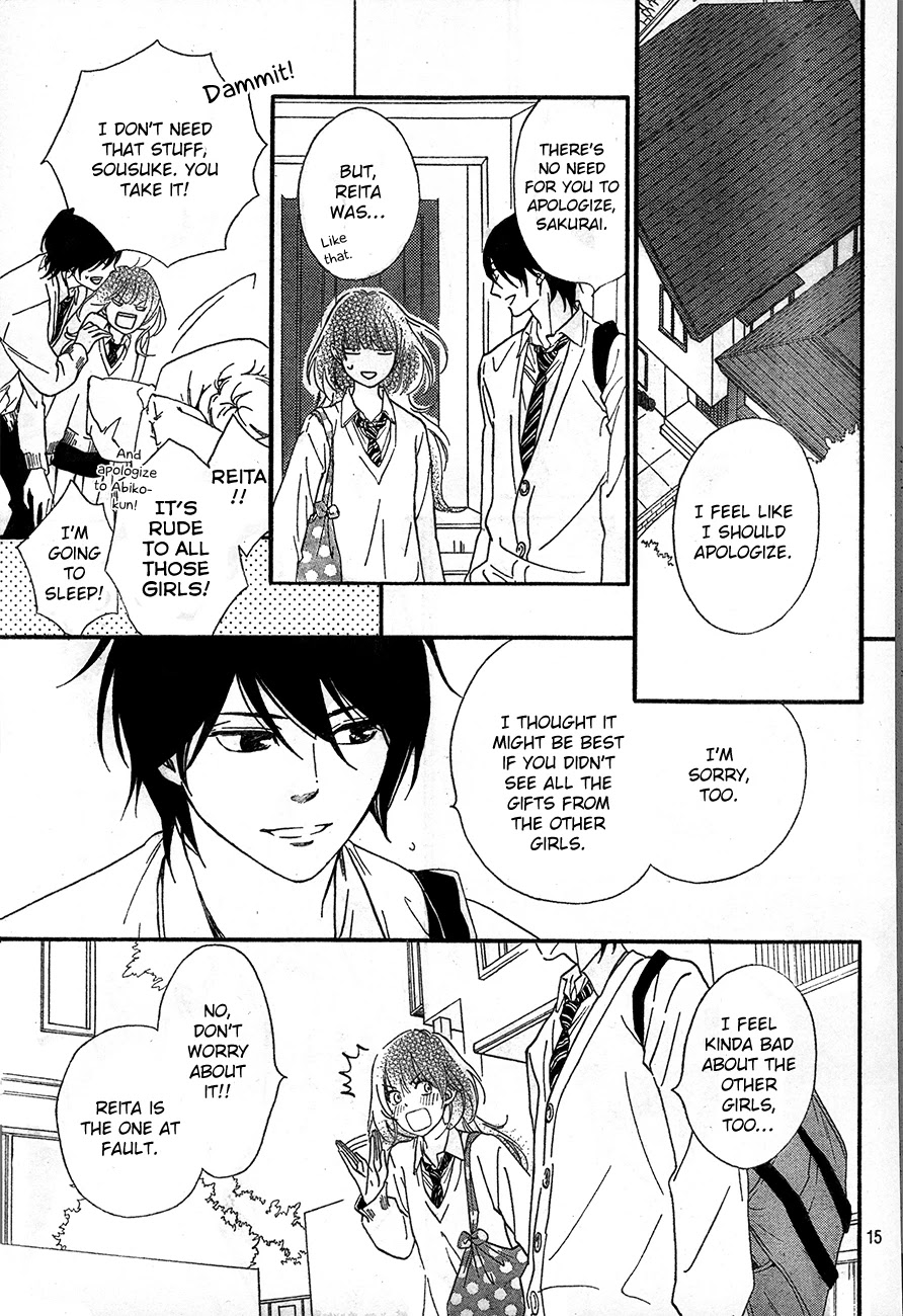 Watashitachi ni wa Kabe ga Aru. Chapter 3 page 16 - Chapter 3: Let's Kiss