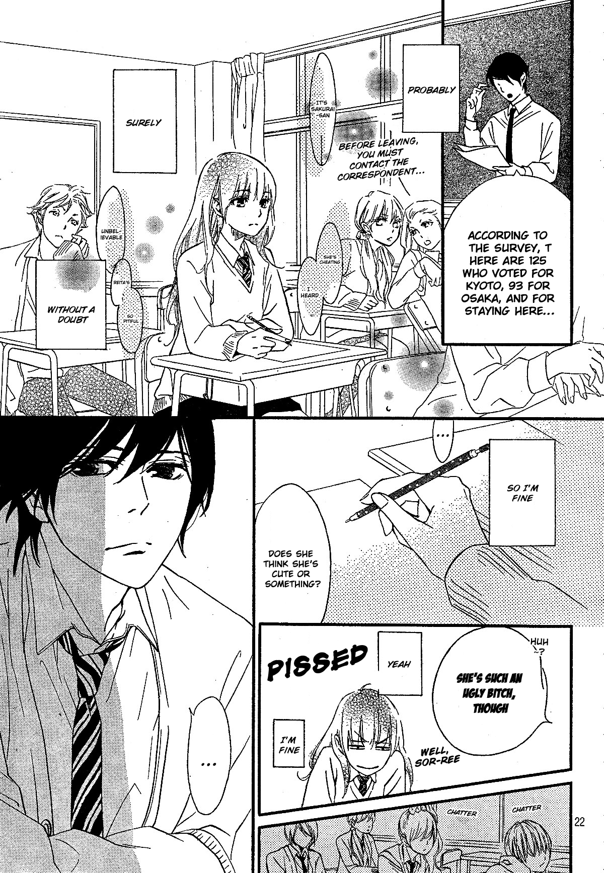 Watashitachi ni wa Kabe ga Aru. Chapter 6 page 22 - Chapter 6: Two Peas in a Pod