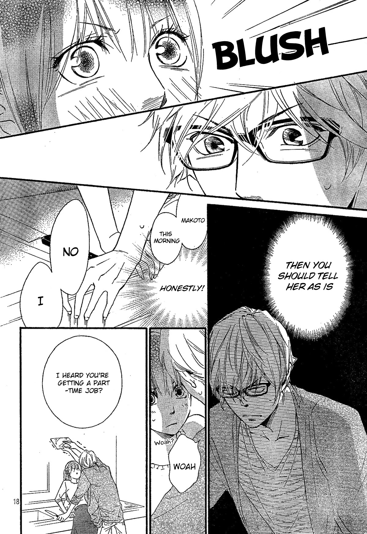 Watashitachi ni wa Kabe ga Aru. Chapter 7 page 18 - Chapter 7: Can't You Be Honest?