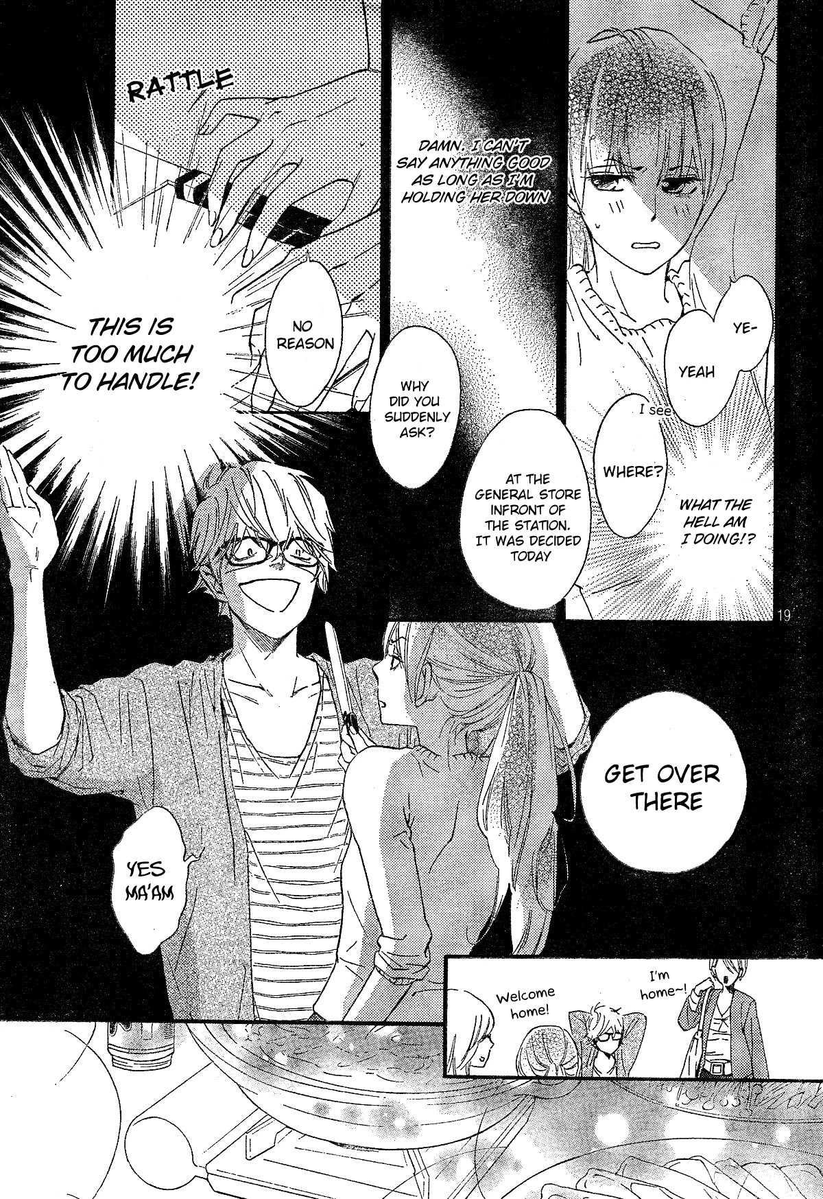Watashitachi ni wa Kabe ga Aru. Chapter 7 page 19 - Chapter 7: Can't You Be Honest?
