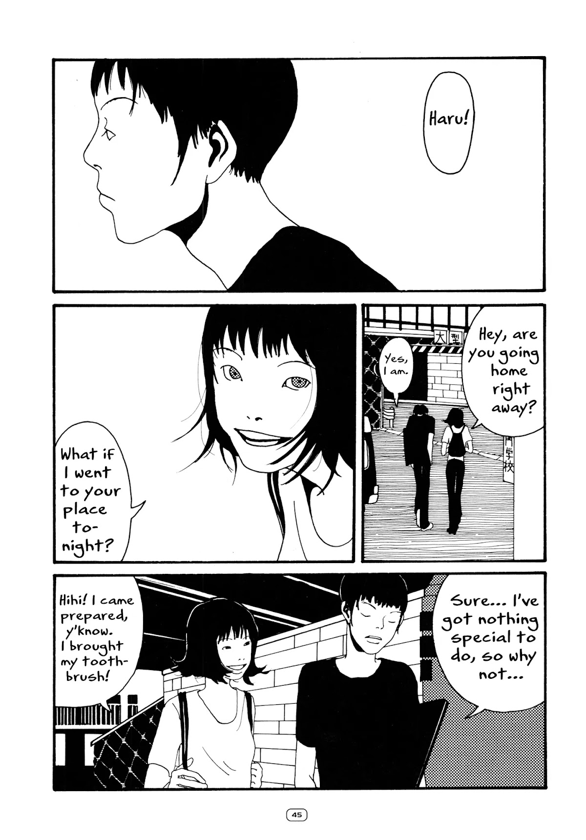 Water. Chapter 7 page 3 - Chapter 7: The Night, Haru and Love