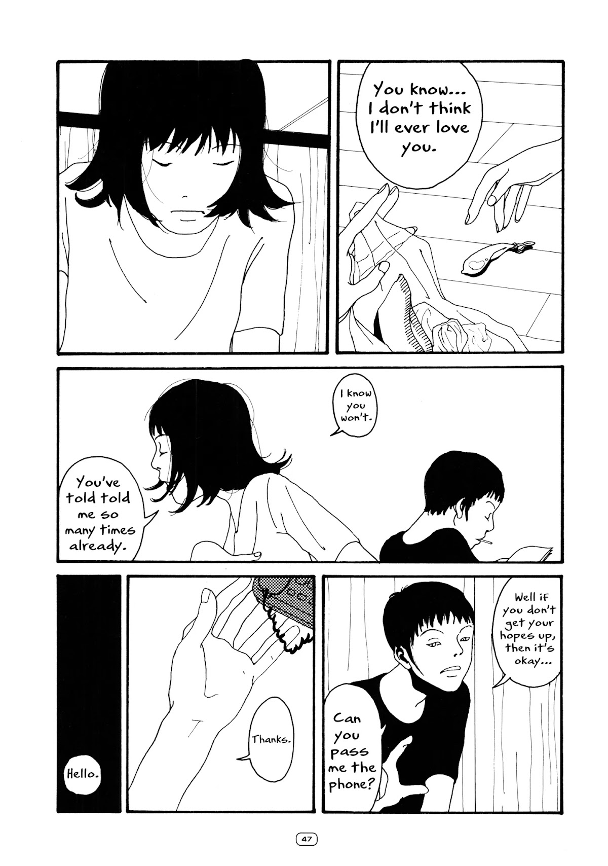 Water. Chapter 7 page 5 - Chapter 7: The Night, Haru and Love