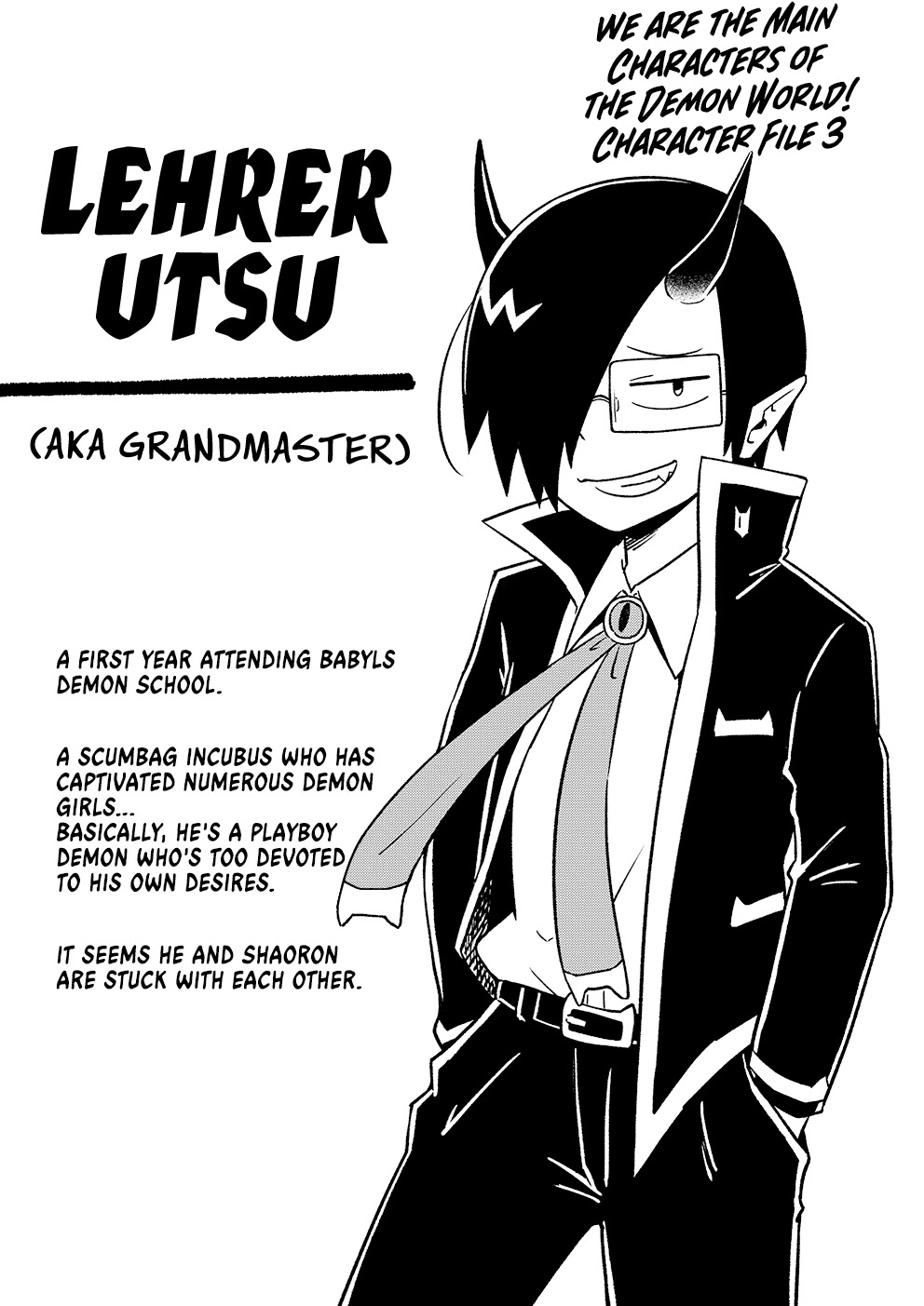 We are the Main Characters of the Demon World Chapter 20.1 page 3 - Chapter 20.1: Character Sheets.