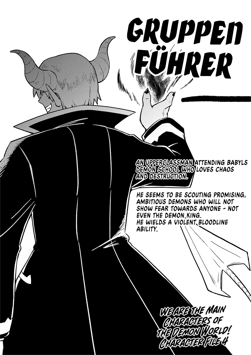 We are the Main Characters of the Demon World Chapter 20.1 page 4 - Chapter 20.1: Character Sheets.