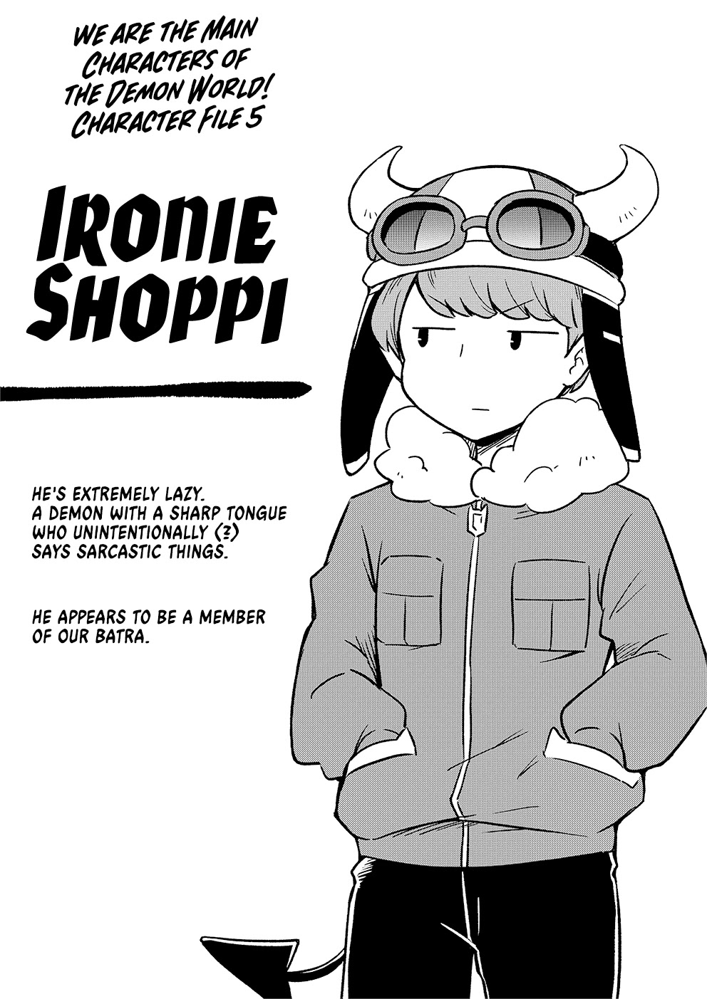We are the Main Characters of the Demon World Chapter 20.1 page 5 - Chapter 20.1: Character Sheets.