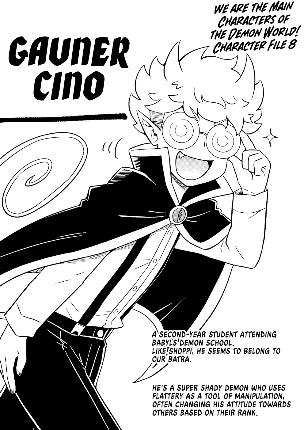We are the Main Characters of the Demon World Chapter 20.1 page 8 - Chapter 20.1: Character Sheets.