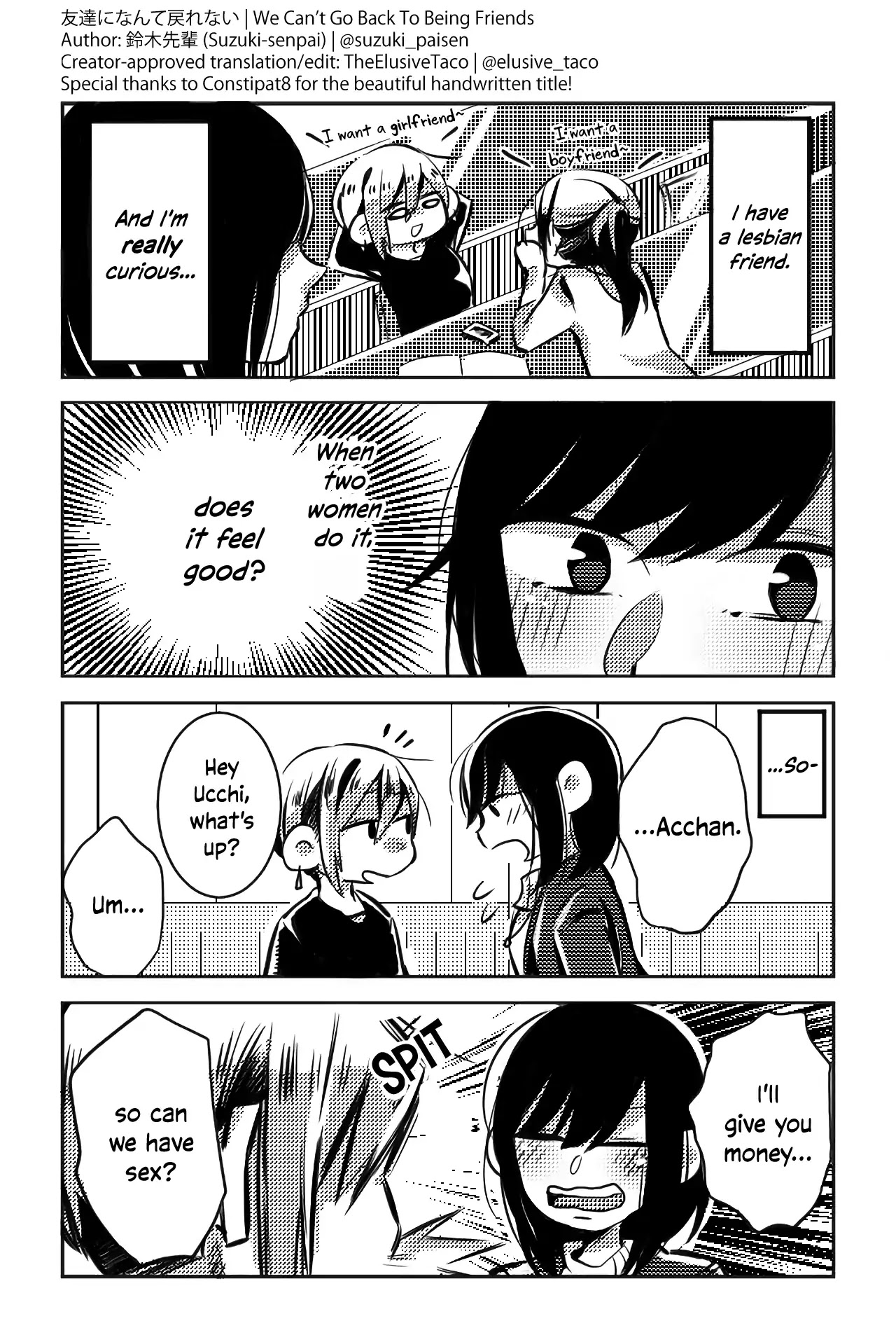 We Can't Go Back To Just Being Friends Chapter 1 page 2 - Chapter 1
