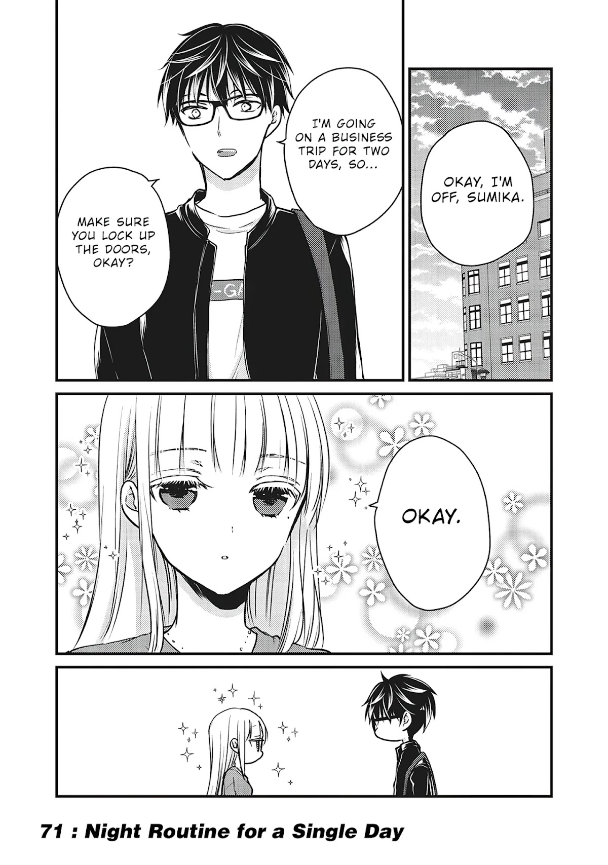 We May Be An Inexperienced Couple But... Chapter 71 page 2 - Chapter 71: Night Routine for a Single Day
