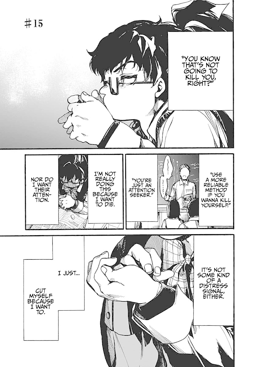 We Shall Now Begin Ethics Chapter 15 page 1 - Chapter 15: I Should Cut Myself (Part 1)
