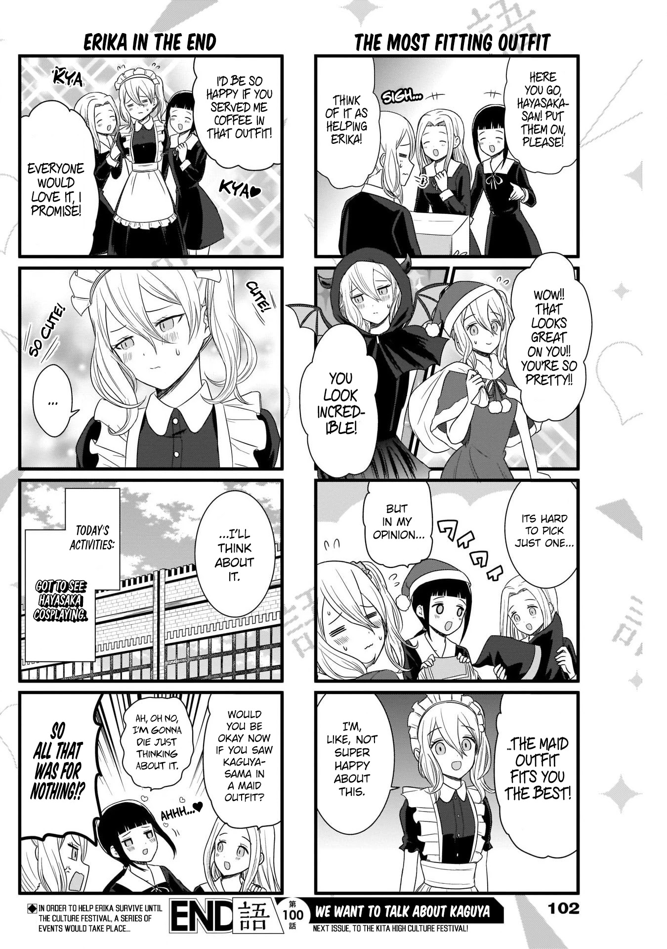 We Want to Talk About Kaguya Chapter 100 page 5 - Chapter 100: We Want to Talk About Cosplay Outfits