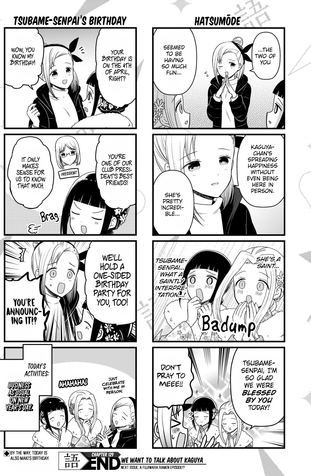 We Want to Talk About Kaguya Chapter 129 page 5 - Chapter 129