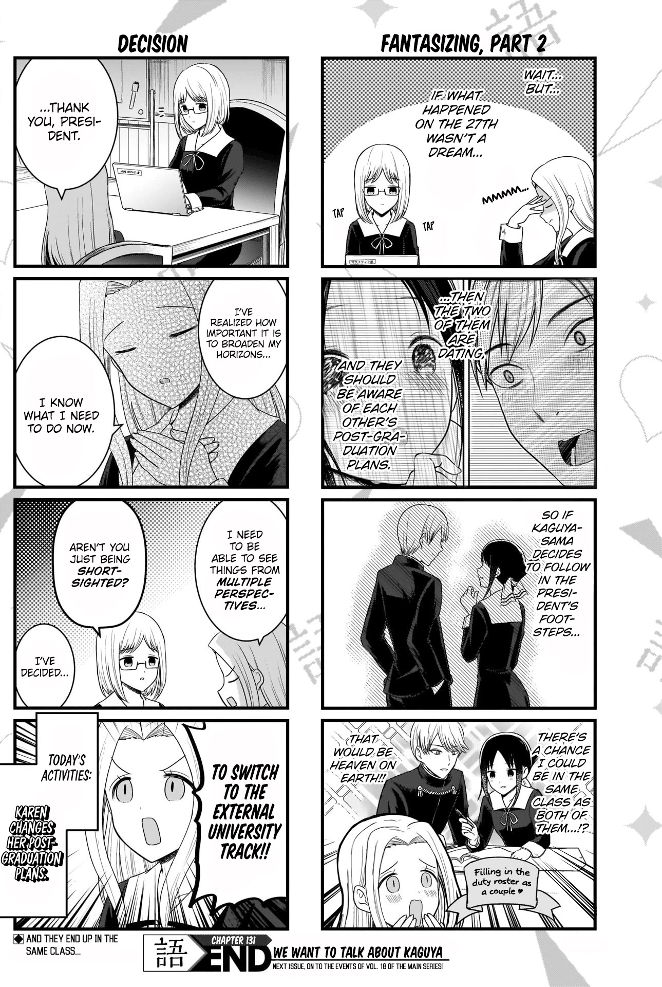 We Want to Talk About Kaguya Chapter 131 page 4 - Chapter 131