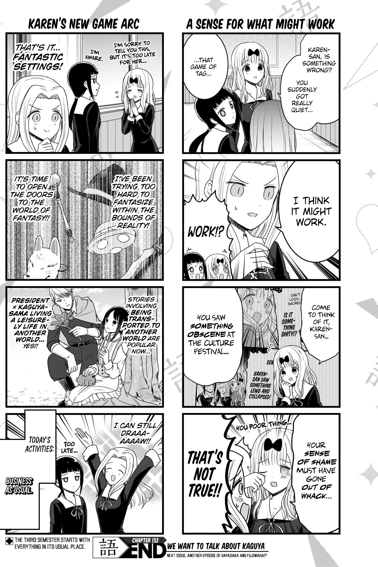 We Want to Talk About Kaguya Chapter 132 page 4 - Chapter 132