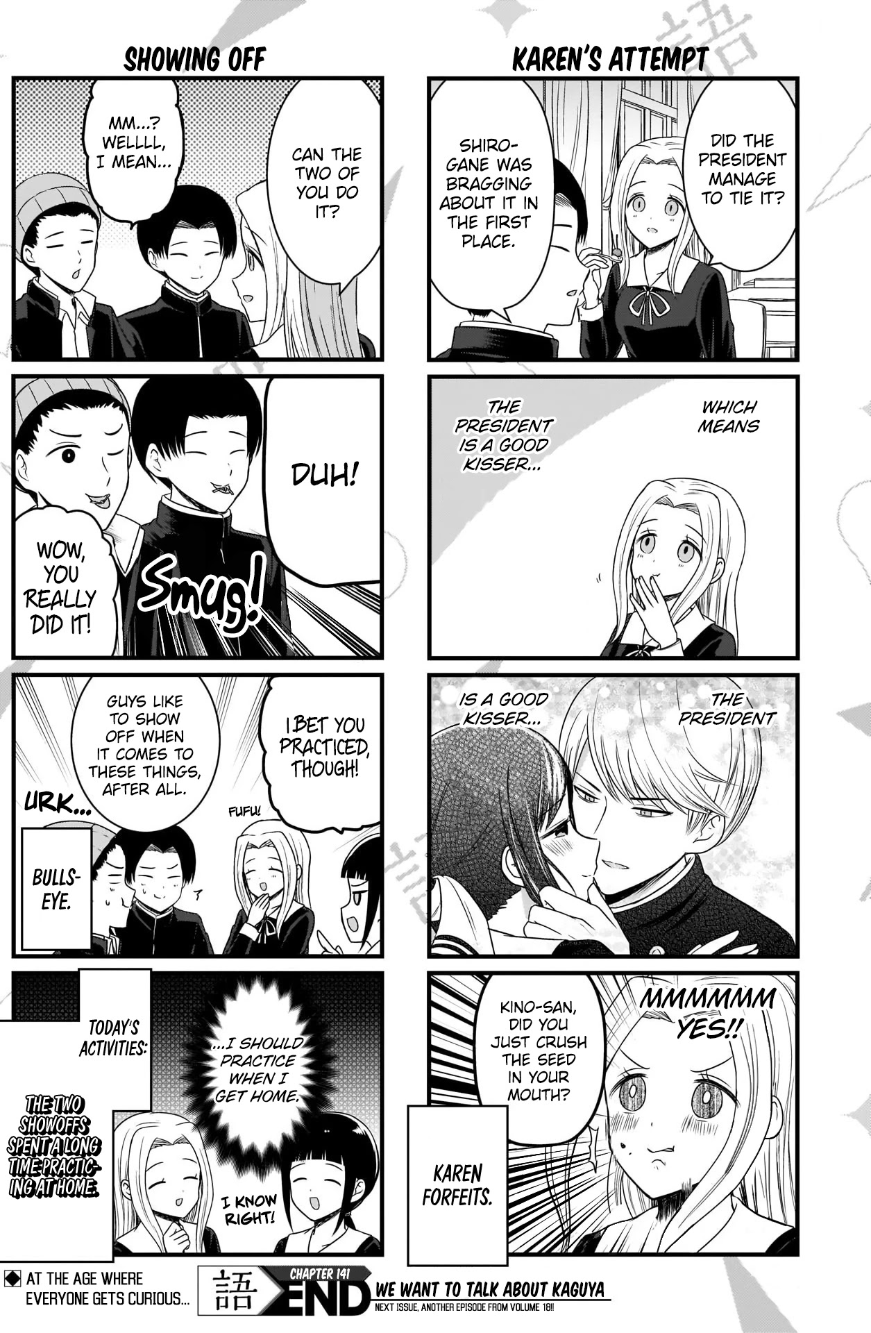 We Want to Talk About Kaguya Chapter 141 page 5 - Chapter 141: We Want to Talk About Cherry Stems