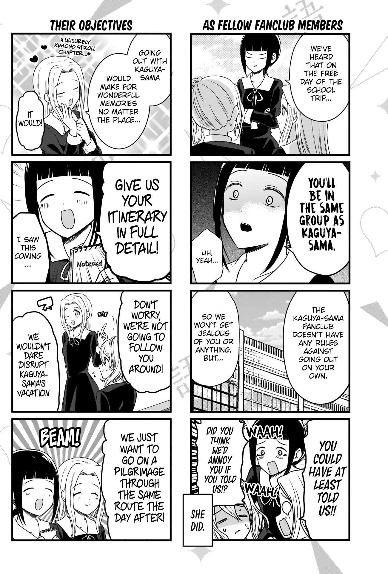We Want to Talk About Kaguya Chapter 145 page 3 - Chapter 145: We Want to Talk About Plans for the School Trip