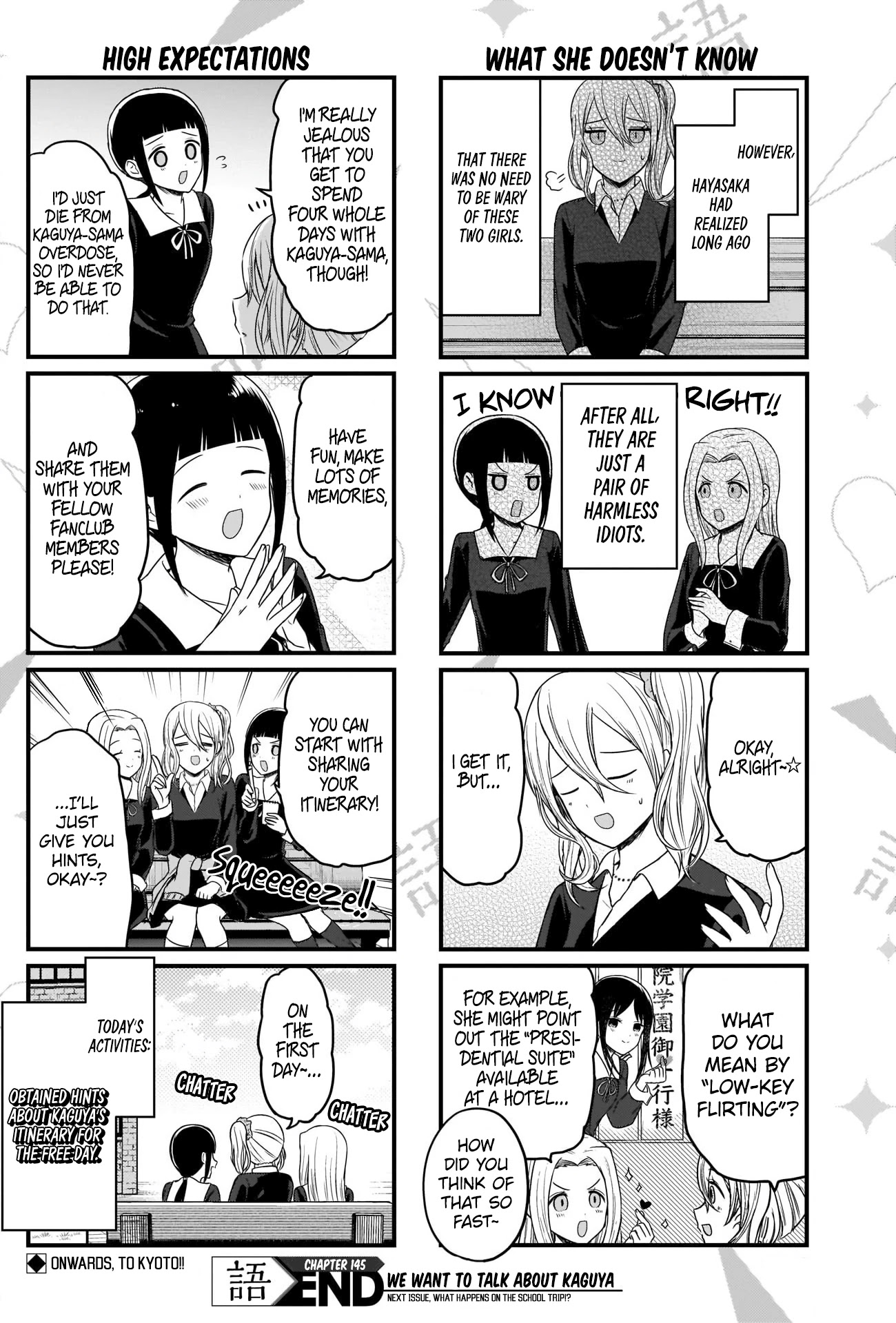 We Want to Talk About Kaguya Chapter 145 page 5 - Chapter 145: We Want to Talk About Plans for the School Trip