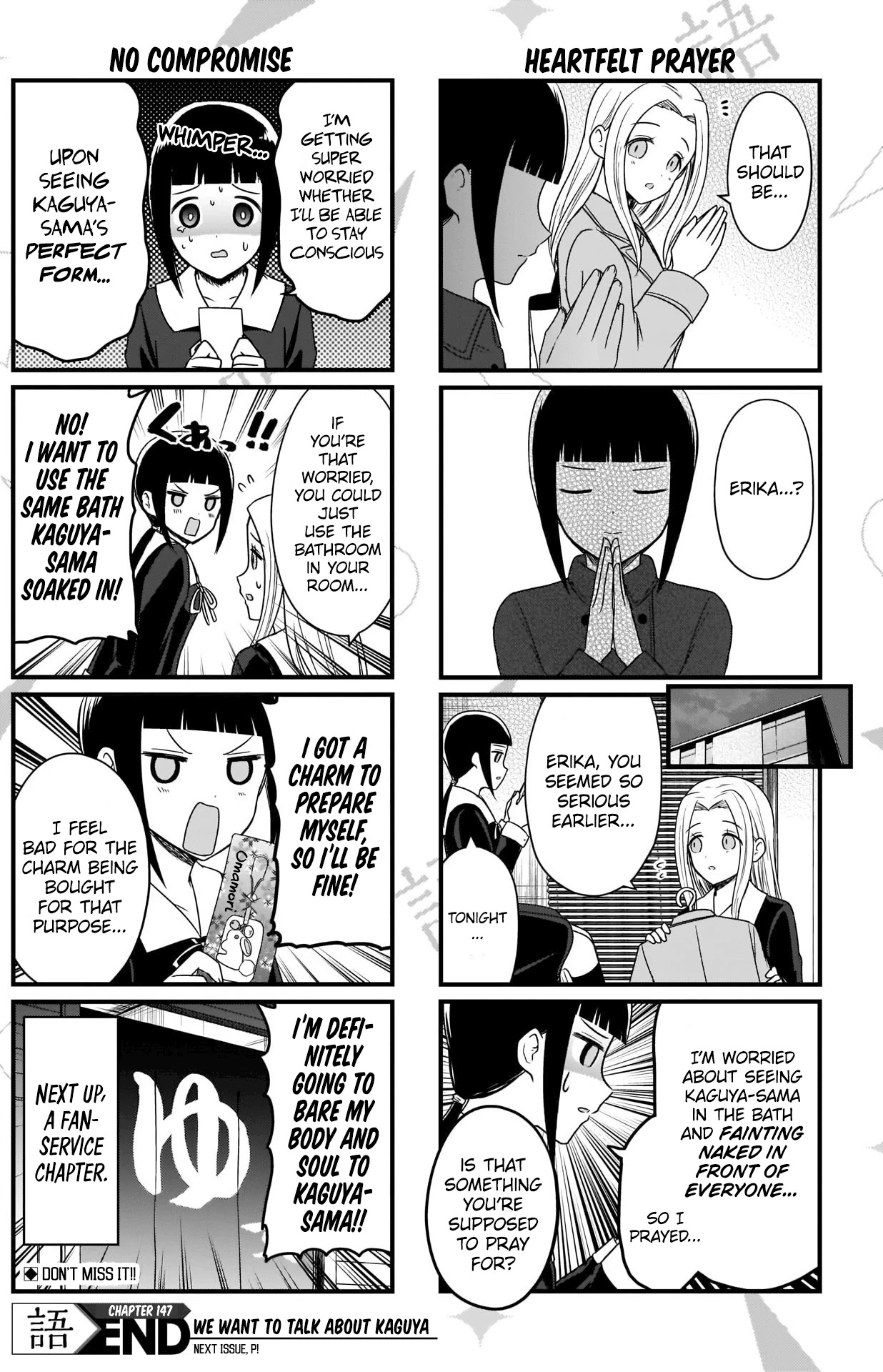 We Want to Talk About Kaguya Chapter 147 page 4 - Chapter 147: We Want to Talk on the School Trip, Day 1, Part 2