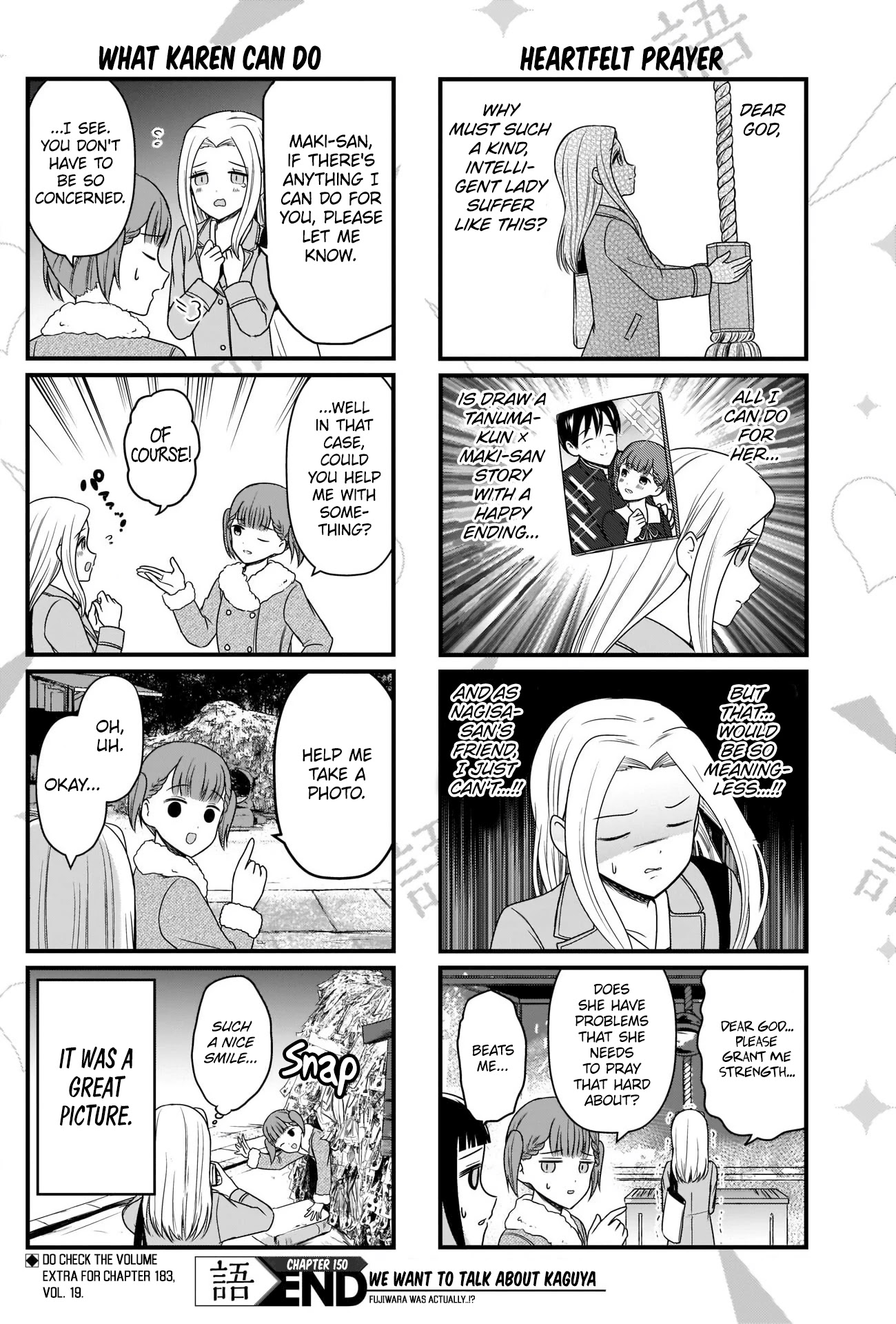 We Want to Talk About Kaguya Chapter 150 page 4 - Chapter 150: We Want to Talk on the School Trip, Day 2, Part 1