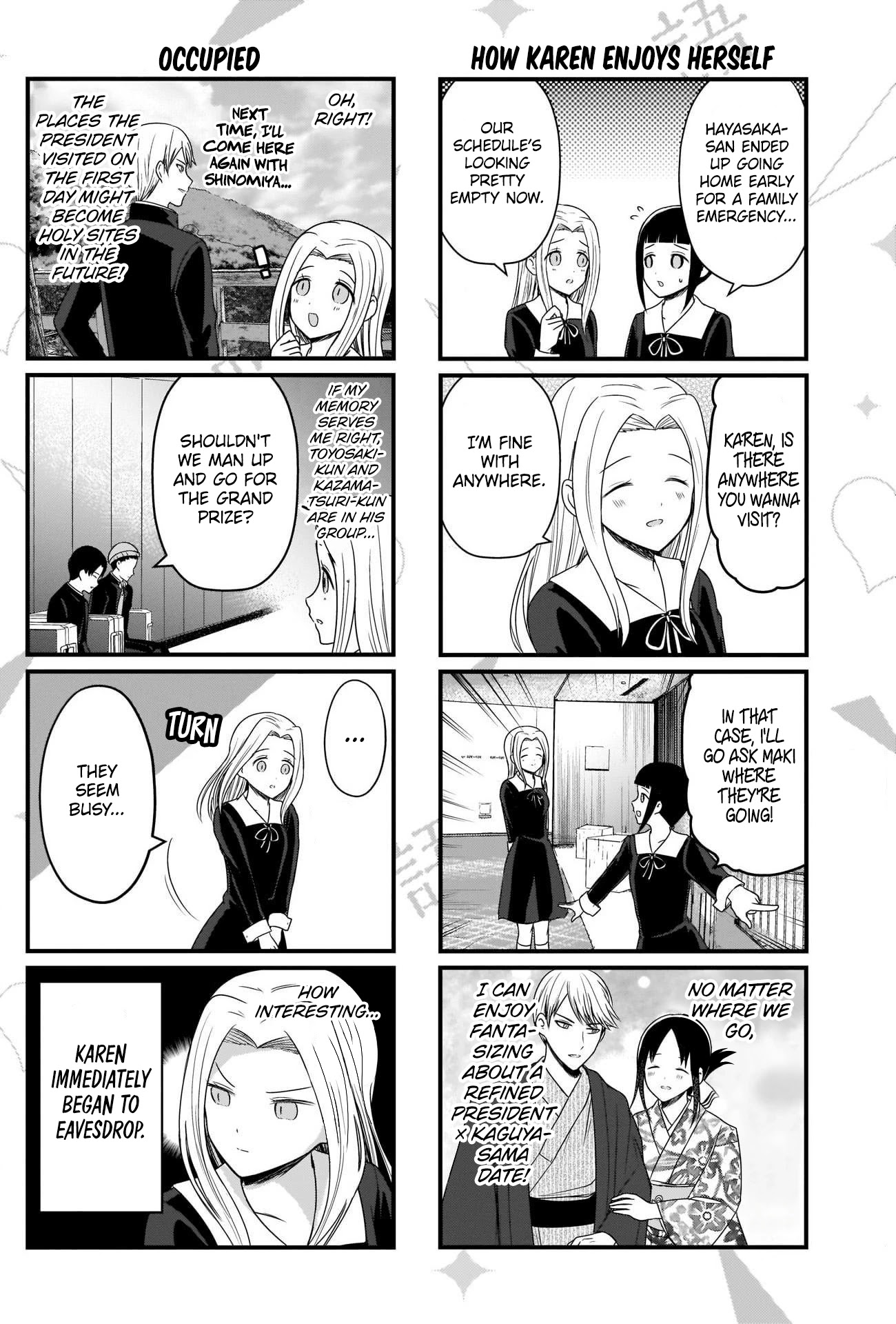 We Want to Talk About Kaguya Chapter 152 page 2 - Chapter 152: We Want to Talk on the School Trip, Day 3, Part 1
