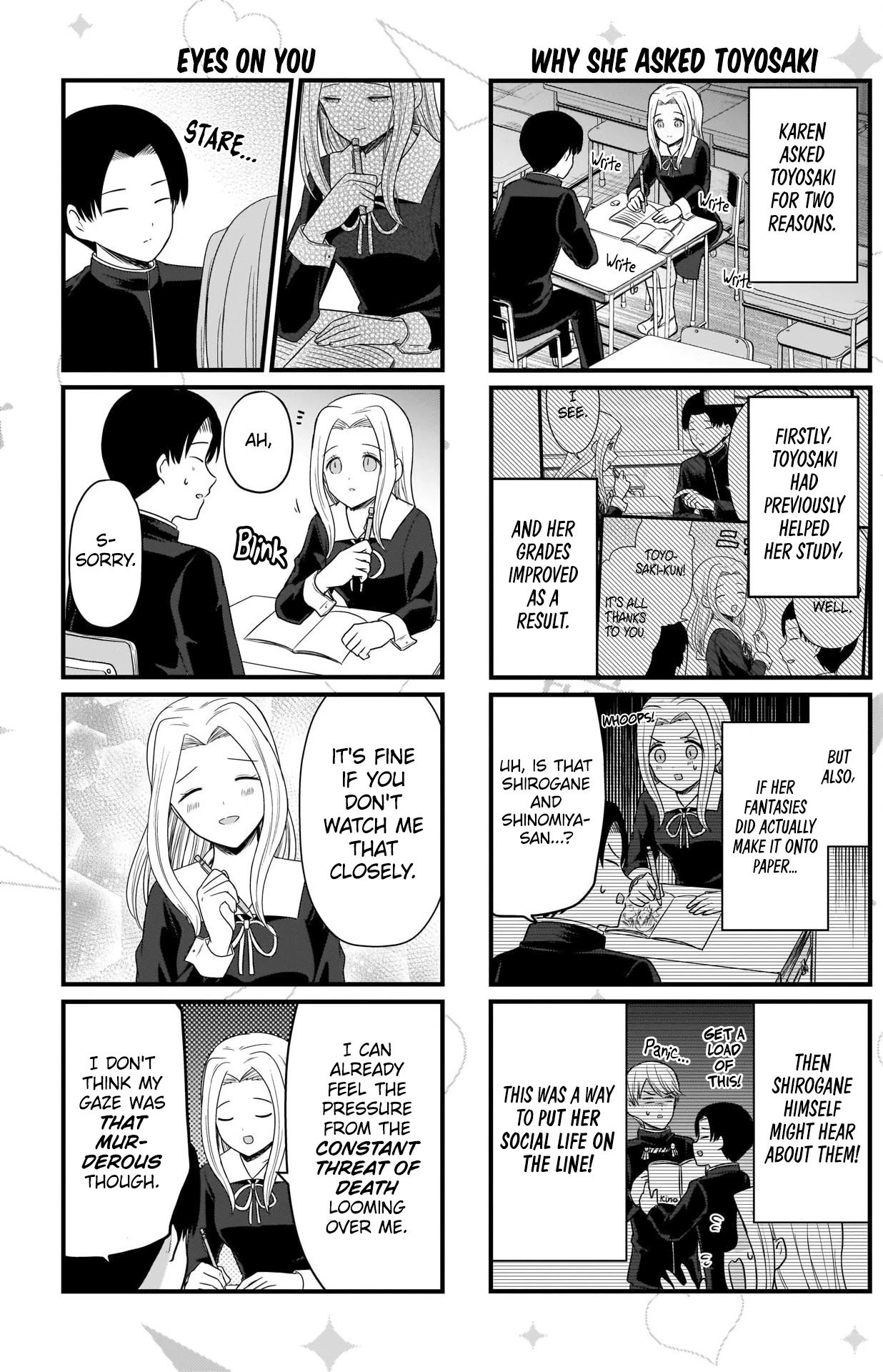 We Want to Talk About Kaguya Chapter 164 page 4 - Chapter 164: We Want to Talk About Studying for Finals (Karen Kino)