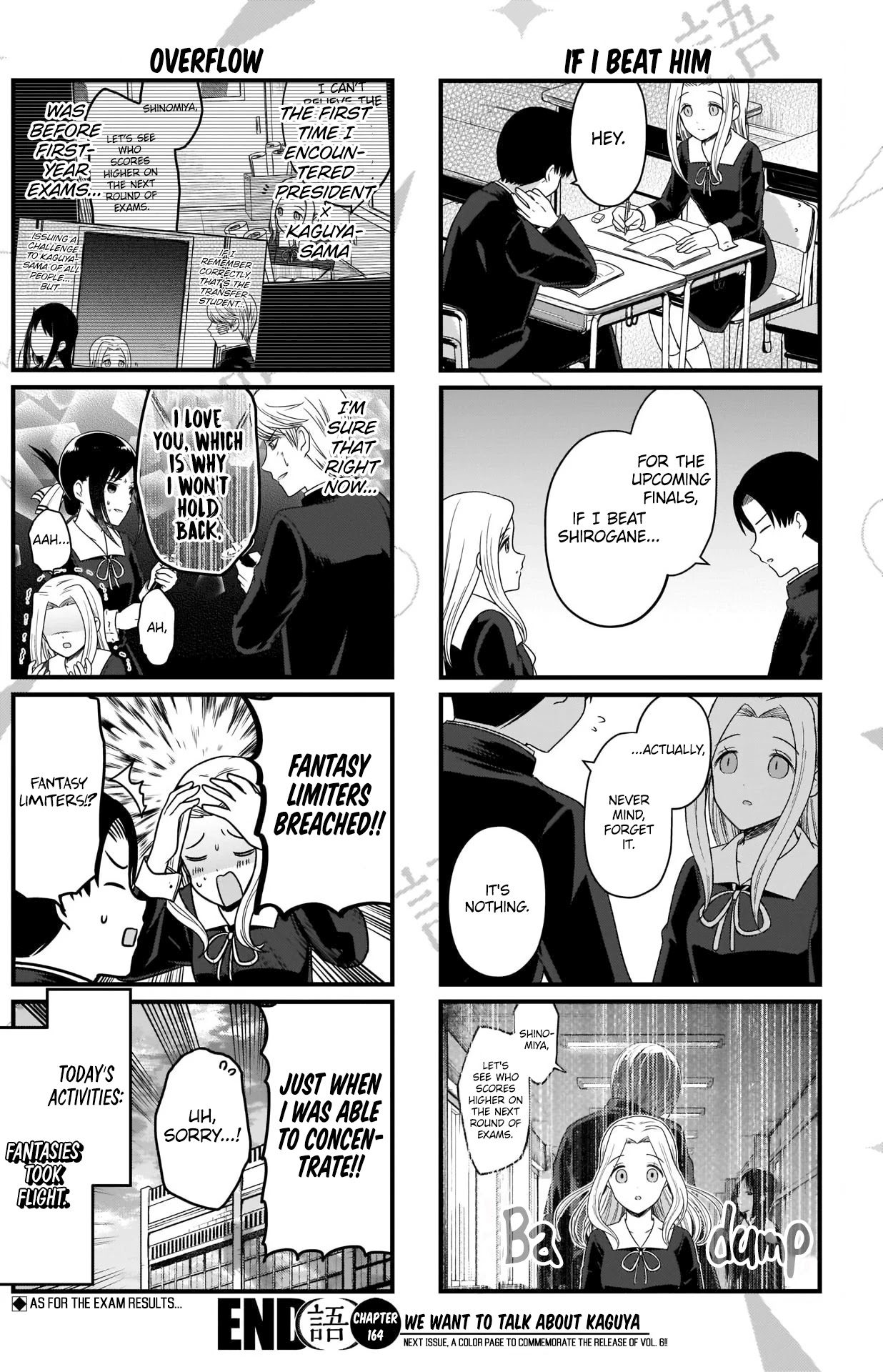 We Want to Talk About Kaguya Chapter 164 page 5 - Chapter 164: We Want to Talk About Studying for Finals (Karen Kino)
