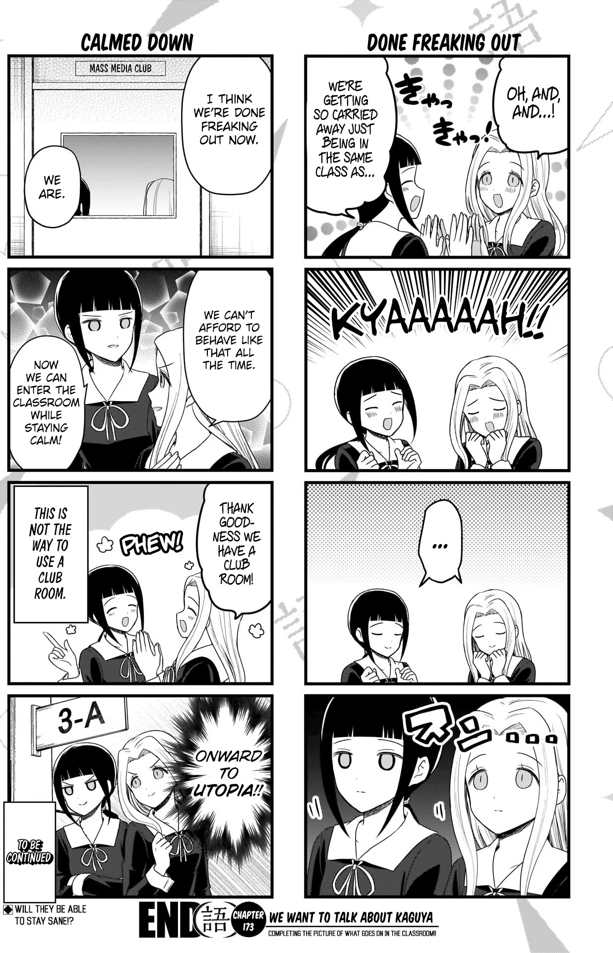 We Want to Talk About Kaguya Chapter 173 page 4 - Chapter 173: We Want to Talk About Our New Class Allocation, Part 1